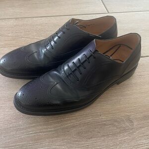 Bally “Scribe” black leather Oxford style Shoes Sz 10 - made in Switzerland